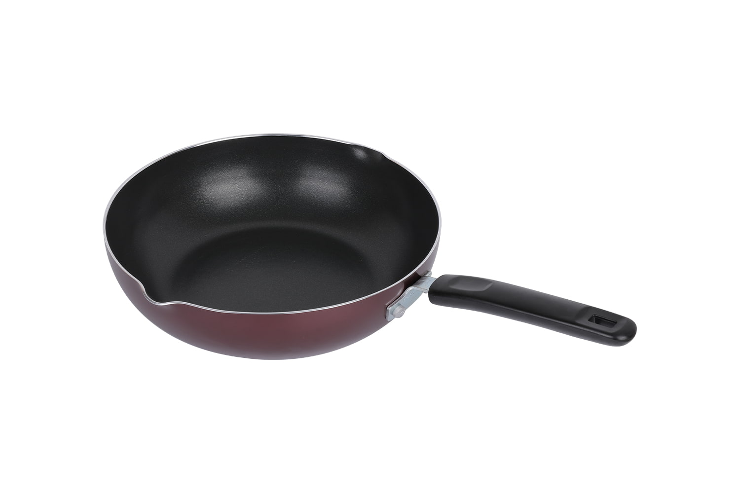 CLB2821D Wok-Com tampa de vidro 28 wok, Flaming Wok, wok antiaderente